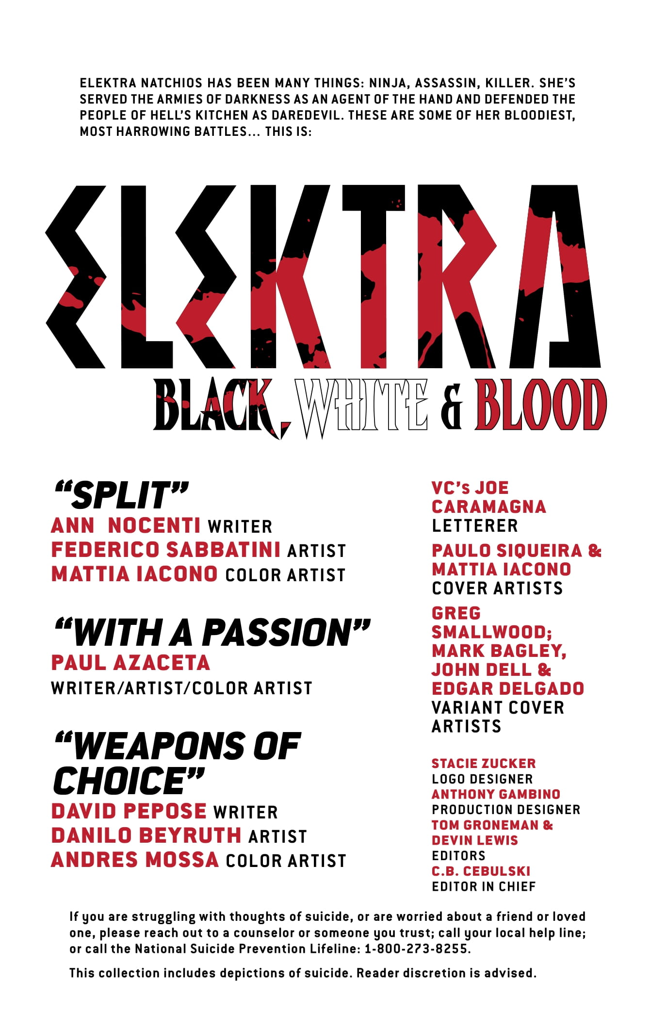 Elektra:BW&Blood #3